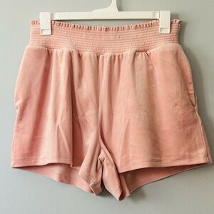 Old Navy Dusty Pink Velour Pajama Shorts